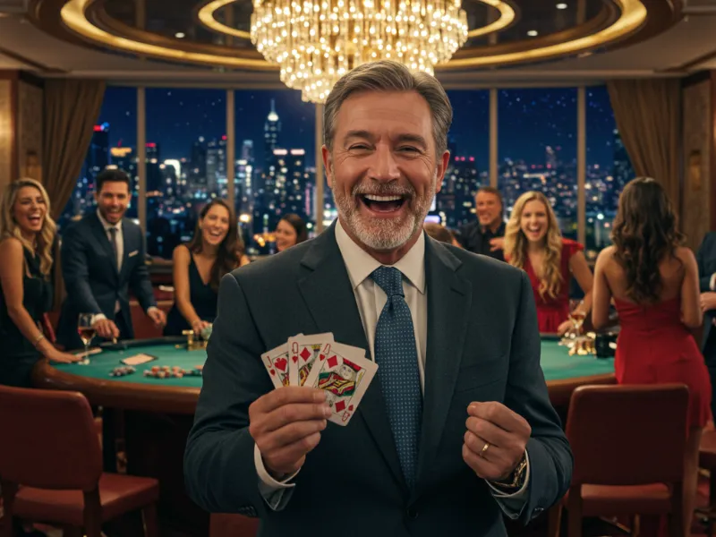 PH Cash Casino: Happy man celebrating a poker win online