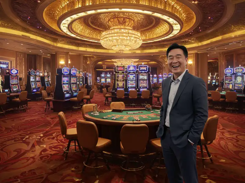 Happy man playing in Crazywin Casino environment