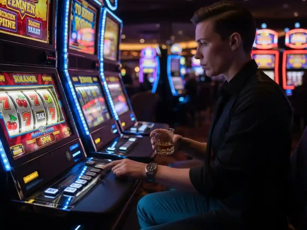 Online casino slots gameplay on Gaming Web by a player