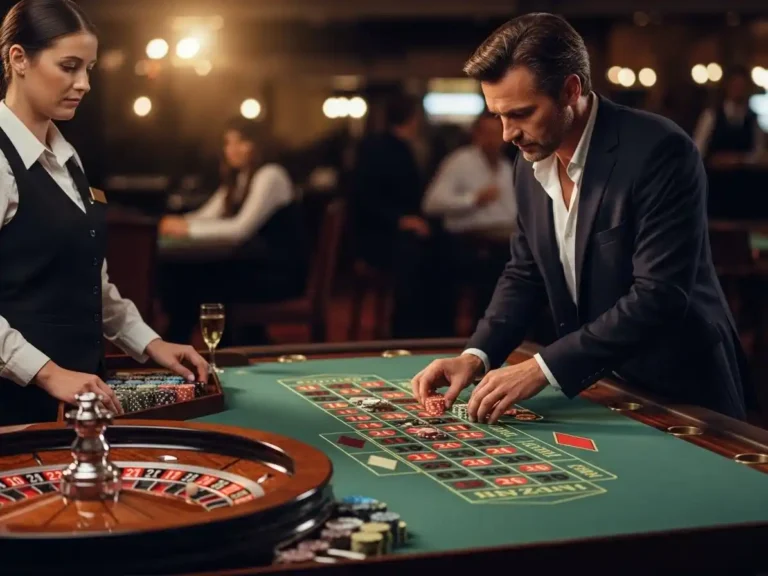 Person playing casino roulette on modern gaming platforms
