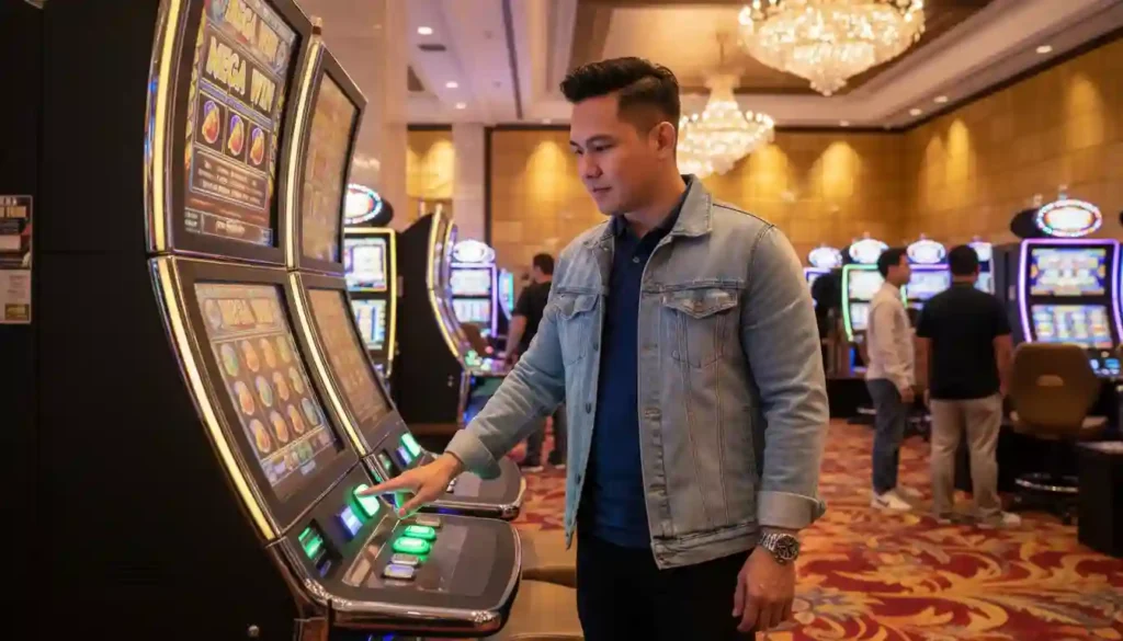 Filipino Guy Playing Slotph