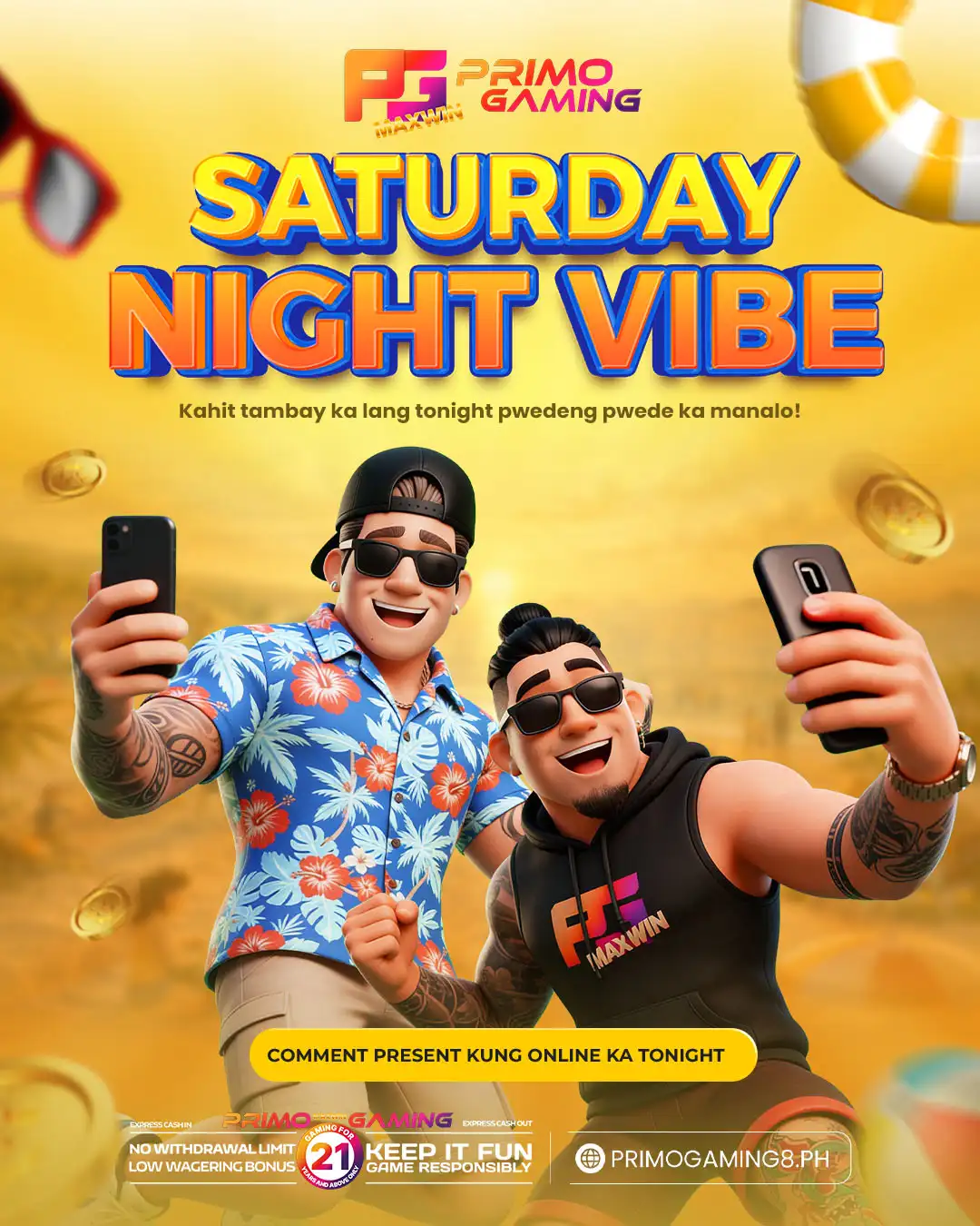 30% first cash-in bonus