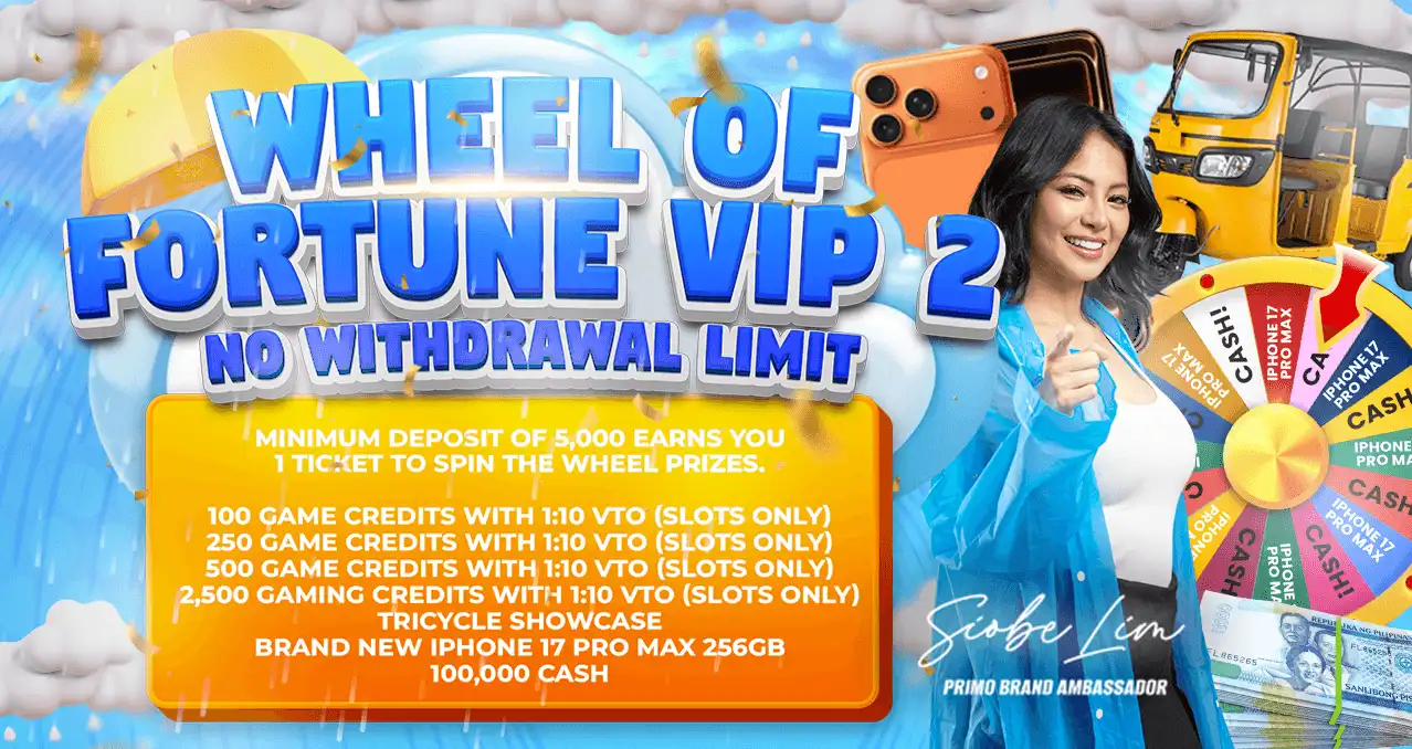PrimoGaming88 - WHEEL OF FORTUNE VIP 2