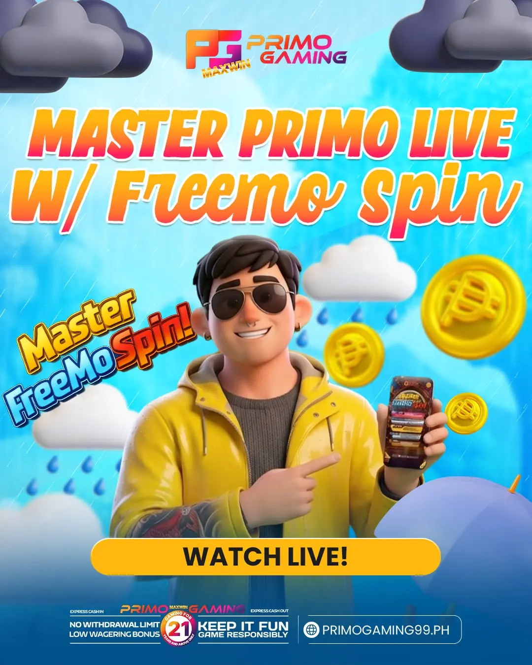 200% first cash-in deposit