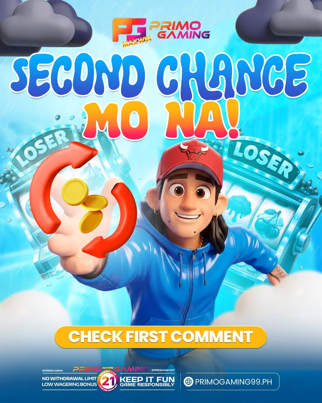 200% first cash-in deposit