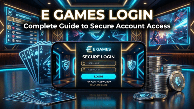 e games login